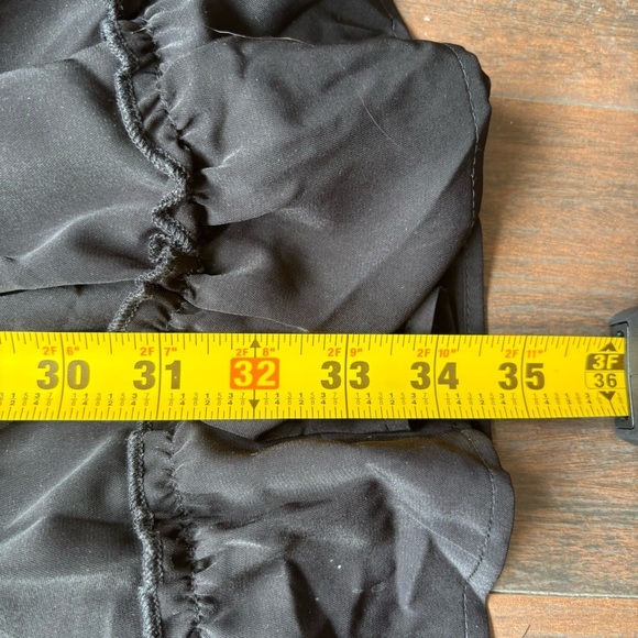 BTFBM Women's V Neck Tie Neck Long Sleeve High Waist Dress Black Size Medium - Picture 7 of 7